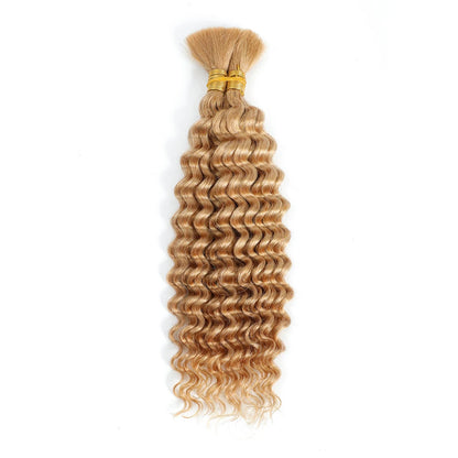 Human Braiding Hair Deep Wave Bulk Human Hair