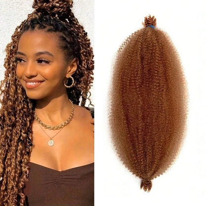 Synthetic Wig Twist Hair Marley Twist Braiding Hair Springy Afro Twist Hair for Soft Locs Passion Twist Hair Butterfly Locs Hair