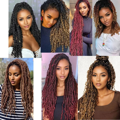 Kinky Twist Marley Braiding Crochet Hair