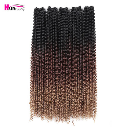 Pre Twisted Passion Twist Crochet Hair Butterfly Locs 24Inch