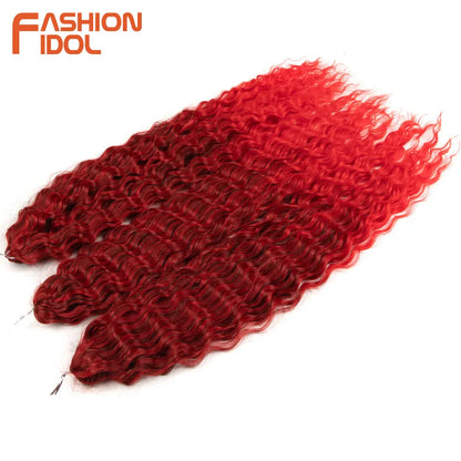 32Inch 3pcs Water Wave Twist Crochet Hair