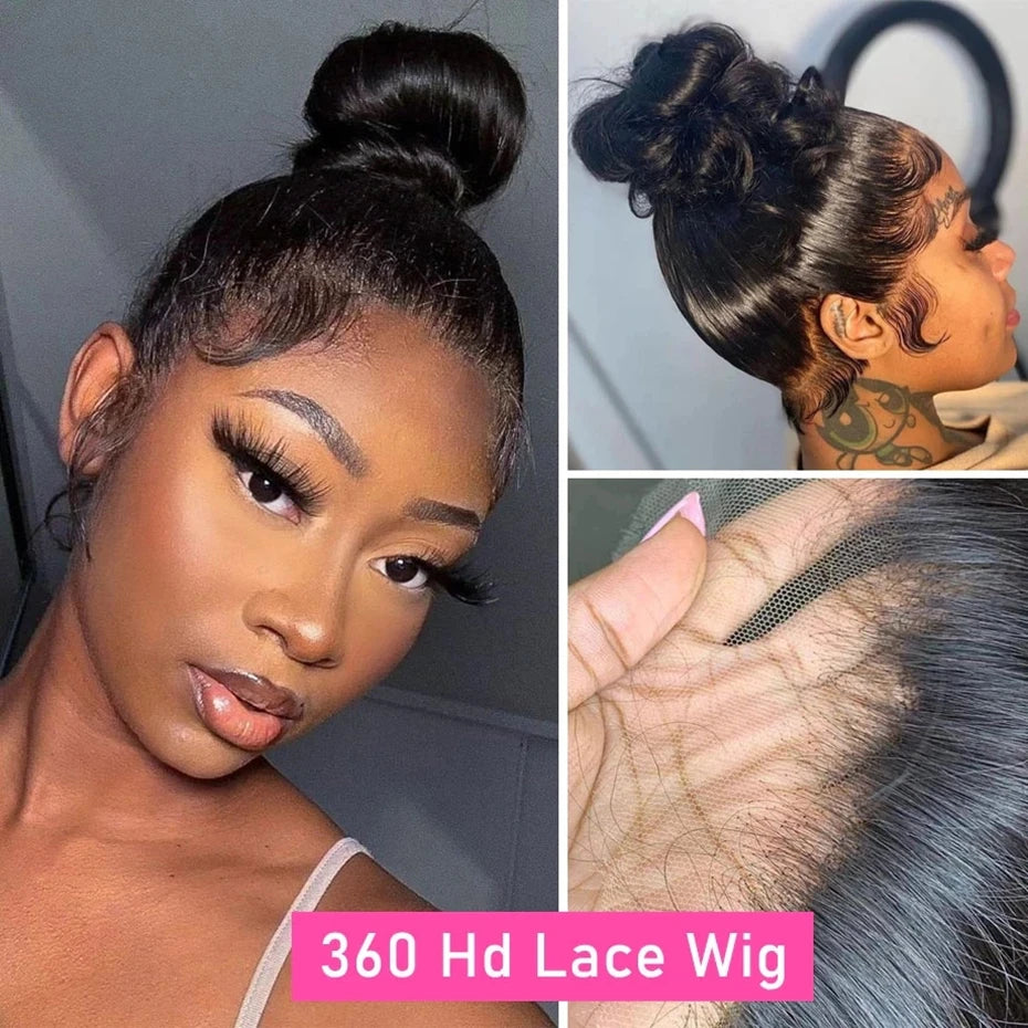 32Inch Body Wave 360 Lace Wig 13x4 Lace Front Wig 13x6 Human Hair Wigs For Women Brazilian Hair Pre Plucked 4x4 Lace Closure Wig