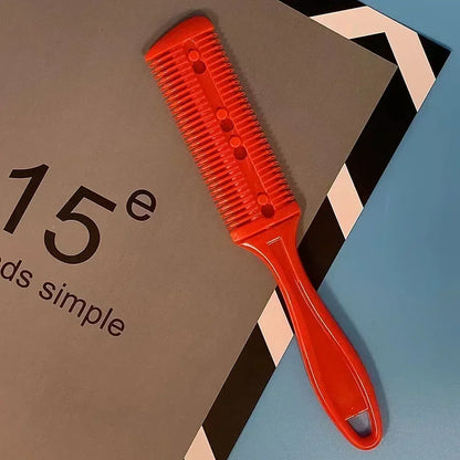 Hair Shaving Comb With Razor Blade Hair Brushes Hair Trimmer Cutting Thinning Haircut Tool Professional Barber Salon Hairs Knife