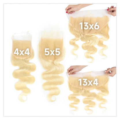 13x6 13x4 5x5 4X4 Blonde 613 Hd Lace Frontal