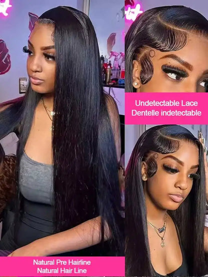Straight Lace Front Wig Remy Glueless