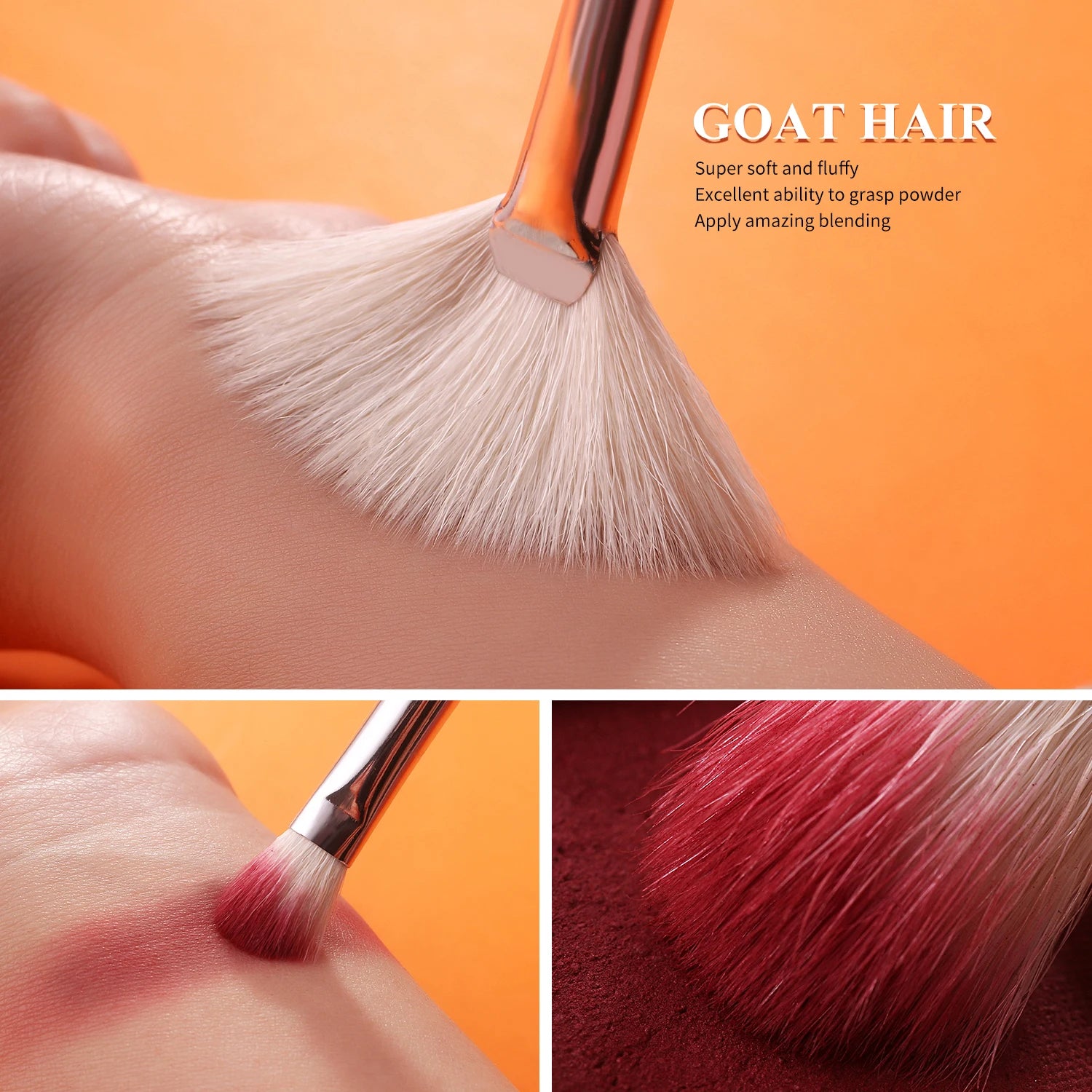 BEILI 30-42 Pcs Professional Black Makeup Brush Set With Holder Foundation Blush Eyeshadow Blending Kabuki Brushes Beauty Tools