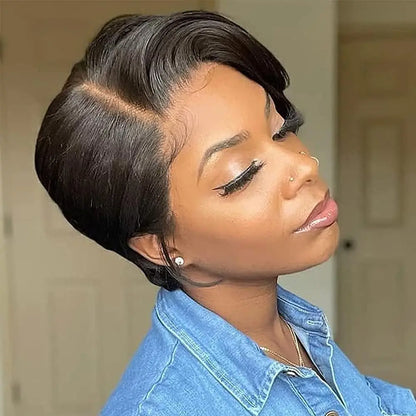 HAIRJOY Synthetic Hair Short Straight Wig