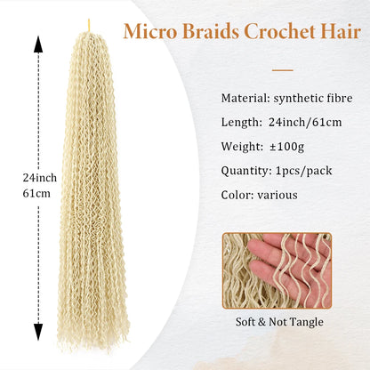 3X Pre-Looped Curly Synthetic Zizi Braids