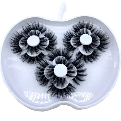 9 pairs of 8-25mm 3D mink eyelashes