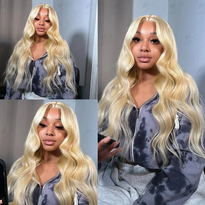 30 40 Inch 13x6 Lace Frontal Wig 613 Blonde Body Wave 13x4 Lace Front Wig Pre plucked Brazilian Human Hair Wigs 200 Density