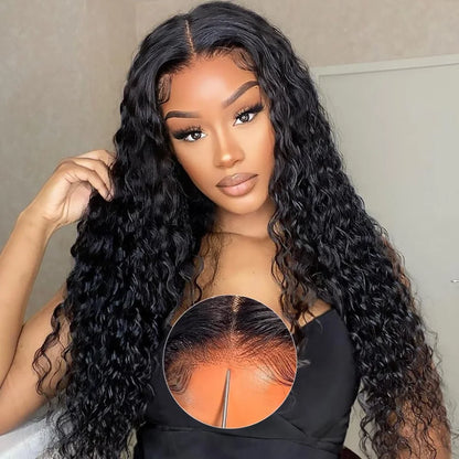 Glueless Curly Deep Wave Human Hair