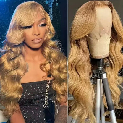 30 36 Inch Honey Blonde Wig Human Hair