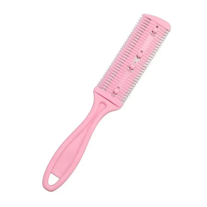 Hair Shaving Comb With Razor Blade Hair Brushes Hair Trimmer Cutting Thinning Haircut Tool Professional Barber Salon Hairs Knife