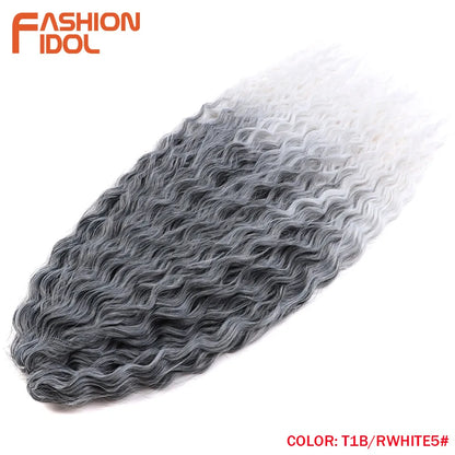 32Inch 3pcs Water Wave Twist Crochet Hair