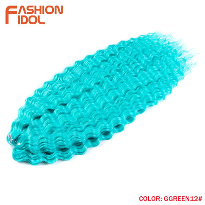 32Inch 3pcs Water Wave Twist Crochet Hair