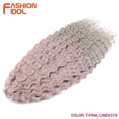 32Inch 3pcs Water Wave Twist Crochet Hair