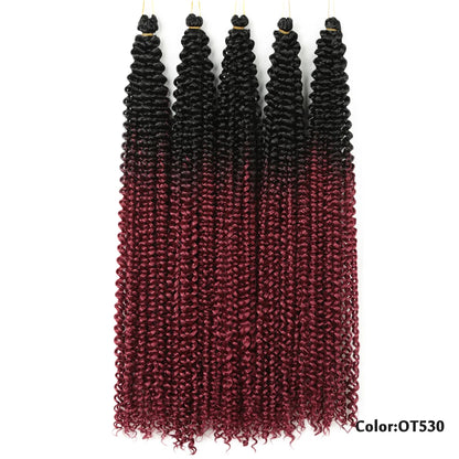 Pre Twisted Passion Twist Crochet Hair Butterfly Locs 24Inch