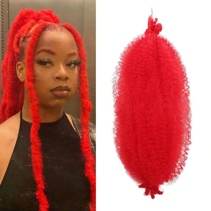 Synthetic Wig Twist Hair Marley Twist Braiding Hair Springy Afro Twist Hair for Soft Locs Passion Twist Hair Butterfly Locs Hair