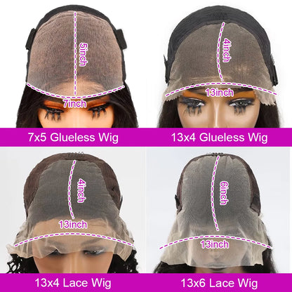 Short Bob Wig 13x4 Body Wave Glueless Wig Human Hair Brazilian Ready To Go Lace Frontal Wig Pre Cut No Glue For Women Preplucked