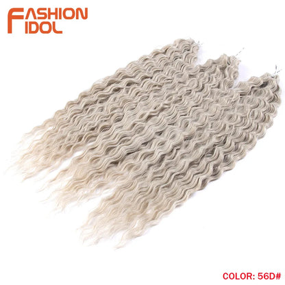 32Inch 3pcs Water Wave Twist Crochet Hair