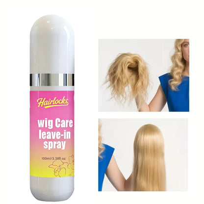 HAIRLOCKS Conditioner Spray Anti Frizz Anti Tangle Anti Static Nourishing Smooth Shiny For Synthetic Human Hair Wig Maintenance