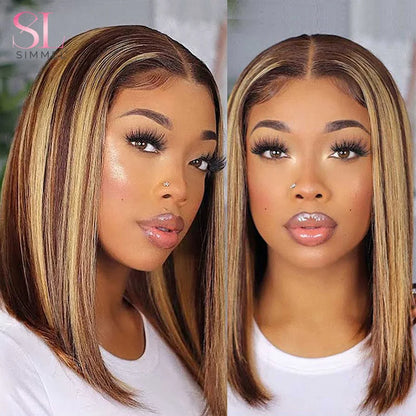 SIMMEL Ombre 4x4 Lace Closure Wig Highlight