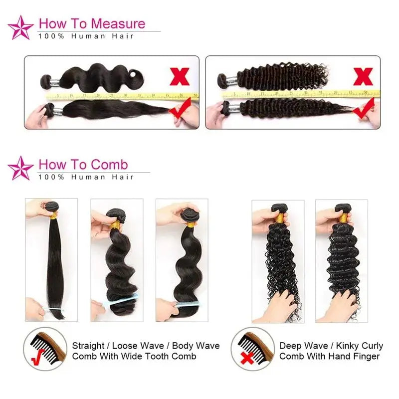 Human Hair Bundles Straight Hair Weave 1 3 4 Bundles Deals 100% Unprocessed Peruvian Virgin Hair Natural Black 1B Can Be Dyed