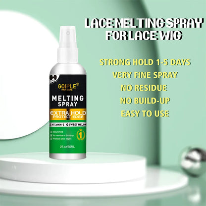 Wig Kit Set Lace Melting Spray for Lace Front Invisible Wig Glue for Wigs Lace Glue Wig Installation Kit Set  for Wig Install