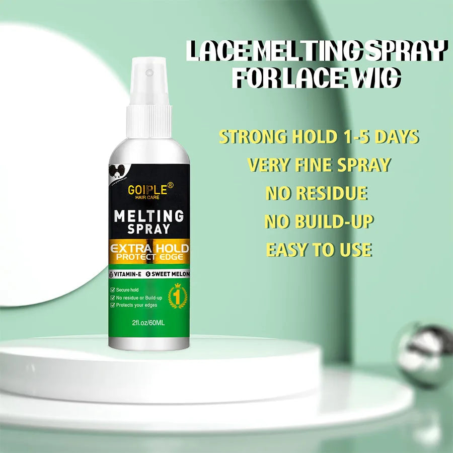 Wig Kit Set Lace Melting Spray for Lace Front Invisible Wig Glue for Wigs Lace Glue Wig Installation Kit Set  for Wig Install
