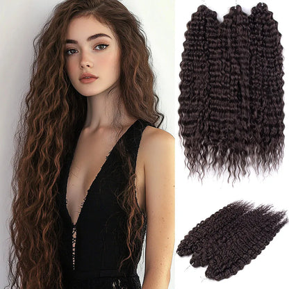 32Inch 3pcs Water Wave Twist Crochet Hair