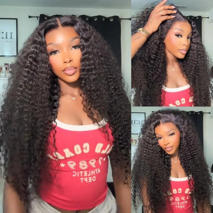 Glueless Curly Deep Wave Human Hair