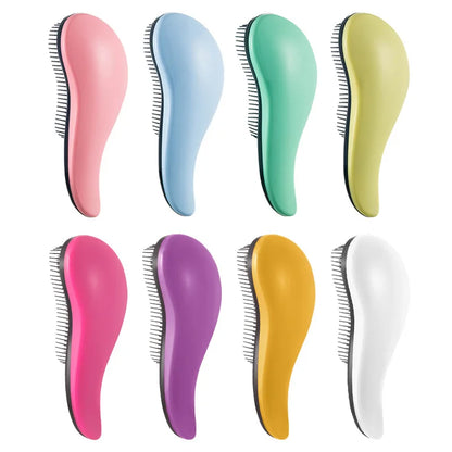 Hair Brush For Kids And Adults, Gentle Hair Care Wet Brush With Soft Flexible Bristles For Straight, Natural, Curly, Dry