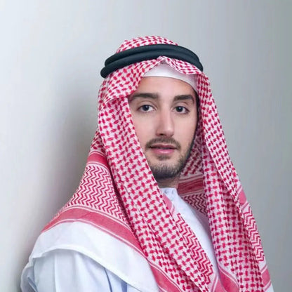 Men's Head Wrap Versatile Lightweight Embroidered Head Scarf Headband Fashionable Arab Head Scarf Rope for Dance Performances