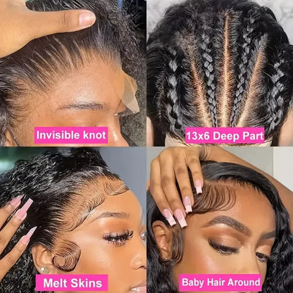 250% Density 13x4 13x6 Hd Lace Frontal Wig