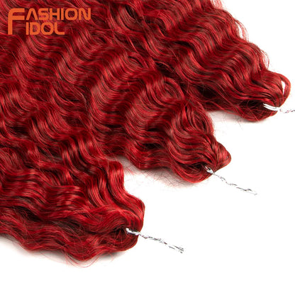 32Inch 3pcs Water Wave Twist Crochet Hair