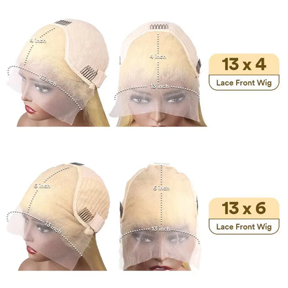 27 Honey Blonde Human Hair Wigs 13X6 Hd Lace Frontal Wig 13x4 Body Wave Human Hair Wigs 250 Density Preplucked Brazilian Wigs