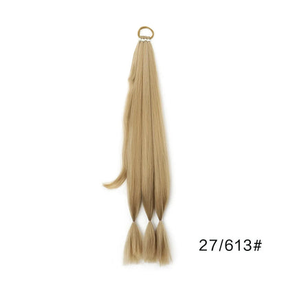 Synthetic Long Braided Ponytail ExteNatural Soft Hair Piece Daily Wear 30 Inch