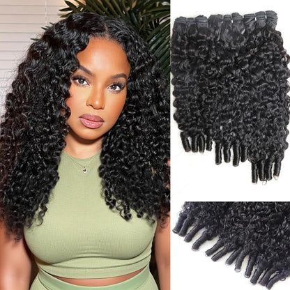 Burmese Curly Hair Bundles 3 Bundlee Weft