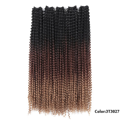 Pre Twisted Passion Twist Crochet Hair Butterfly Locs 24Inch