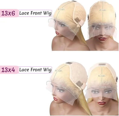 30 40 Inch 13x6 Lace Frontal Wig 613 Blonde Body Wave 13x4 Lace Front Wig Pre plucked Brazilian Human Hair Wigs 200 Density