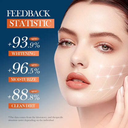 Vitamin C Whitening Skin Care Set 4pcs Facial Cleanser Toner Serum Face Cream Brightening Anti Wrinkle Moisturizing Travel Kit