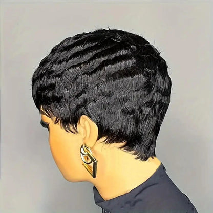 Wigs for Black Women Pixie Cut Human Hair