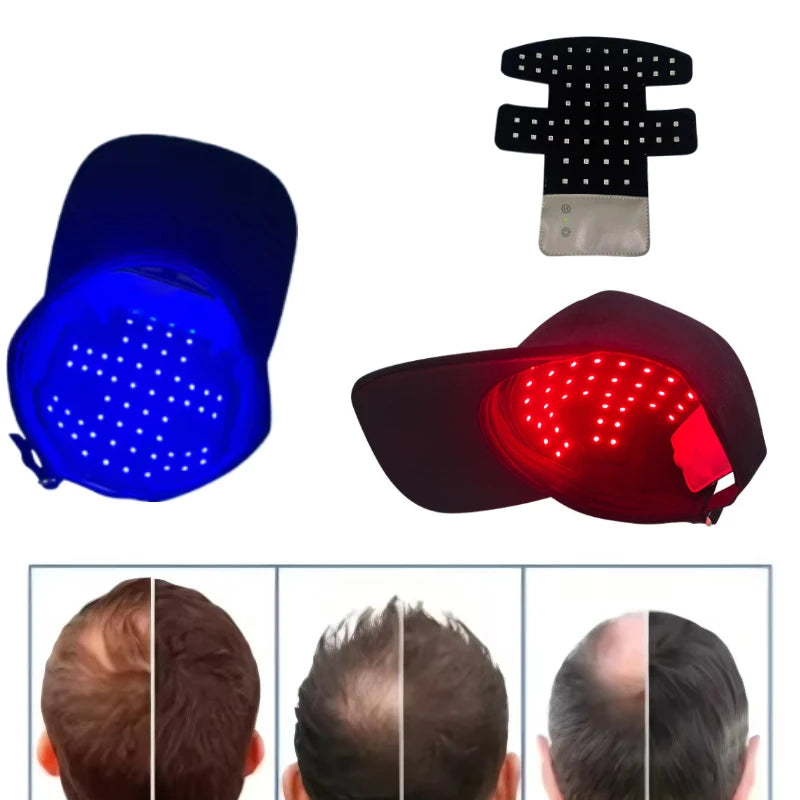 Hair Growth Cap Anti Hair Loss and Growth Laser Helmet Hat Hair Regrowth Light Therapy Device Relax Head Treatment Hat Machine