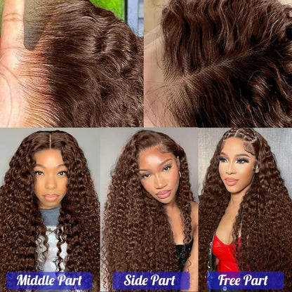13X6 Hd Lace Frontal Wig Chocolate