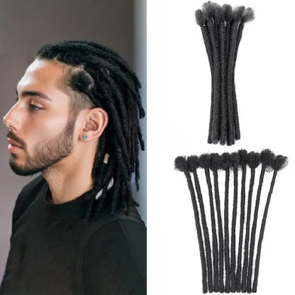 Handmade Dreadlocks 10strands 8" Locs Hip-Hop Style
