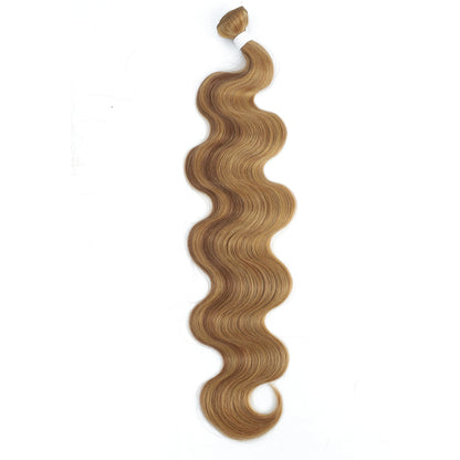 Body Wave Bundles Brazilian Hair Weaving Soft Natural Synthetic Hair Extensions Colorful Body Wave Top Quality Thick Hair