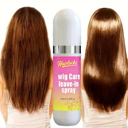 HAIRLOCKS Conditioner Spray Anti Frizz Anti Tangle Anti Static Nourishing Smooth Shiny For Synthetic Human Hair Wig Maintenance