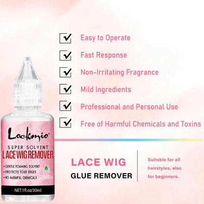 Lace Wig Dyeing and Installation Kit Lace Tint Mousse for Wig Invisible Adhesive Melting Spray for Wigs Front Closure & Remover