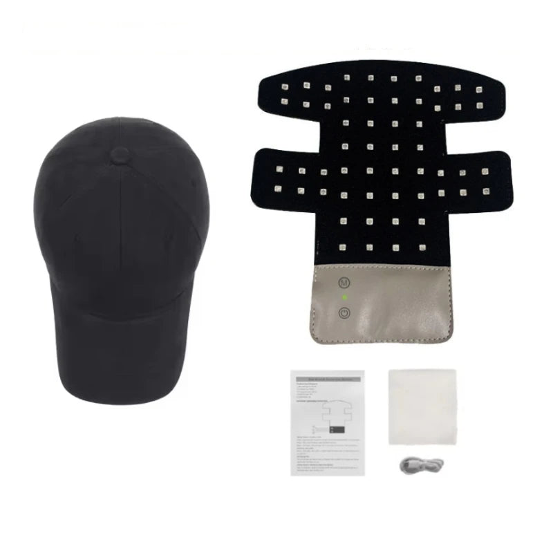 Hair Growth Cap Anti Hair Loss and Growth Laser Helmet Hat Hair Regrowth Light Therapy Device Relax Head Treatment Hat Machine