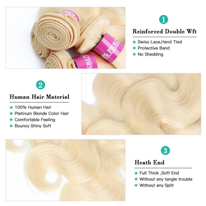 13x6 13x4 5x5 4X4 Blonde 613 Hd Lace Frontal